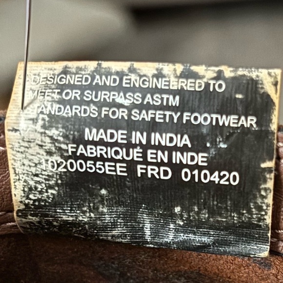 Keen Mens Utility Boots, Size US- 9EE EUR- 42, Gingerbread Brown Leather - Picture 9 of 9